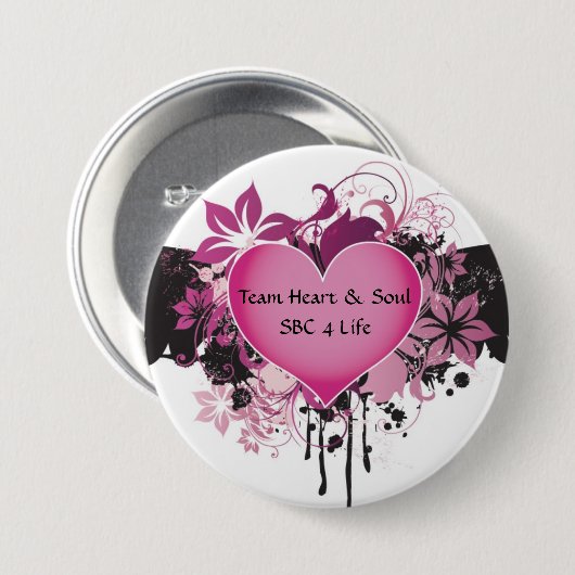 Team Heart & Soul Button (Voorkant /achterkant)