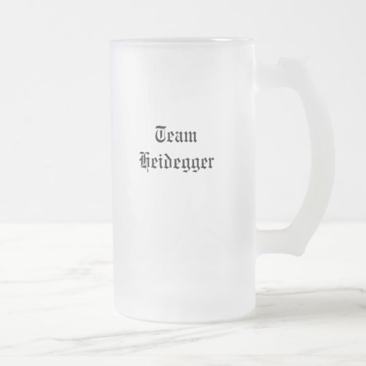 Team Heidegger Matglas Bierpul (Rechts)