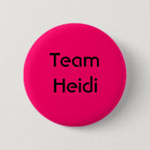 Team Heidi Ronde Button 5,7 Cm (Voorkant)