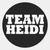 Team Heidi Stickers (Voorkant)
