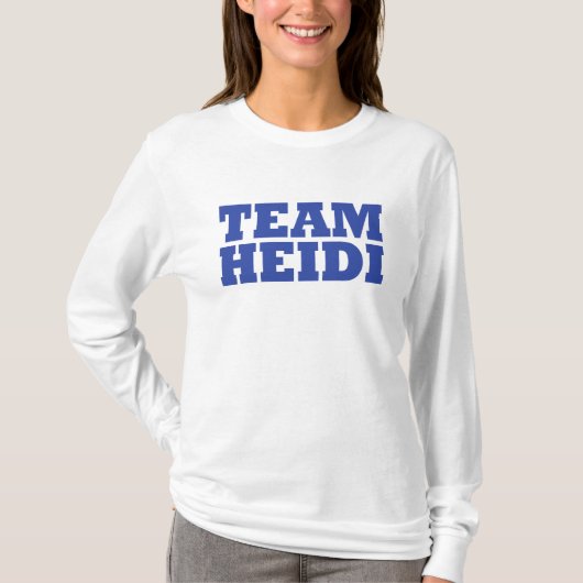 Team Heidi T-shirt (Voorkant)