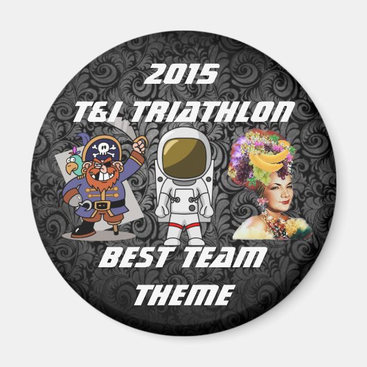 Team hen magneet (Voorkant)