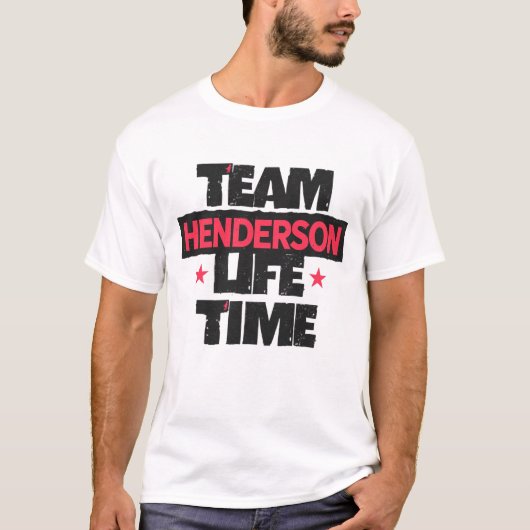 Team Henderson T-shirt (Voorkant)
