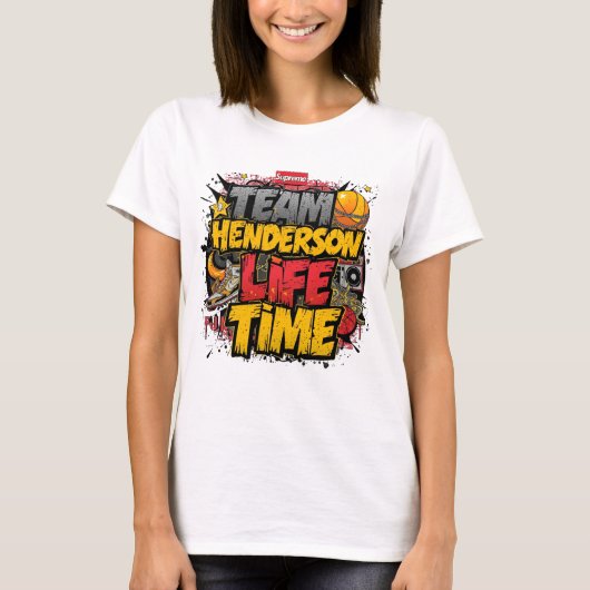 Team Henderson T-shirt (Voorkant)