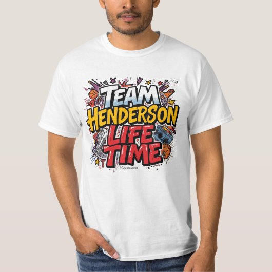 Team Henderson T-shirt (Voorkant)