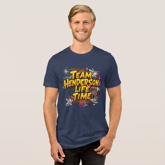Team Henderson Tri-Blend Shirt (Voorkant volledig)