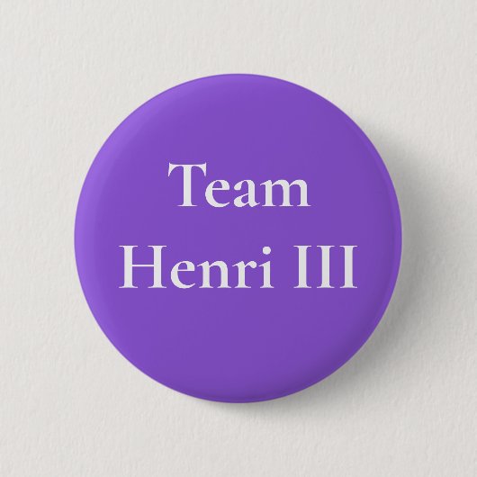 Team Henri III Ronde Button 5,7 Cm (Voorkant)