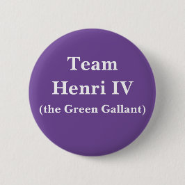 Team Henri IV (de Groene Gallant) Ronde Button 5,7 Cm