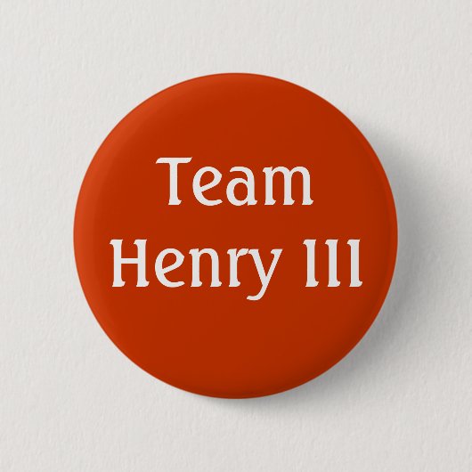 Team Henry III Ronde Button 5,7 Cm (Voorkant)