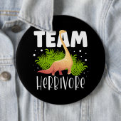Team Herbivoor Brachiosaurus Dinosaur Toekomst Pal Ronde Button 6,0 Cm (In situ)