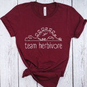 Team Herbivoor, Grappige Vegan, Schattige Vegetari T-shirt