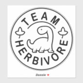 Team Herbivoor Sticker (Vel)