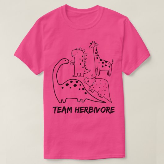 Team Herbivore 3 T-shirt (Design voorkant)