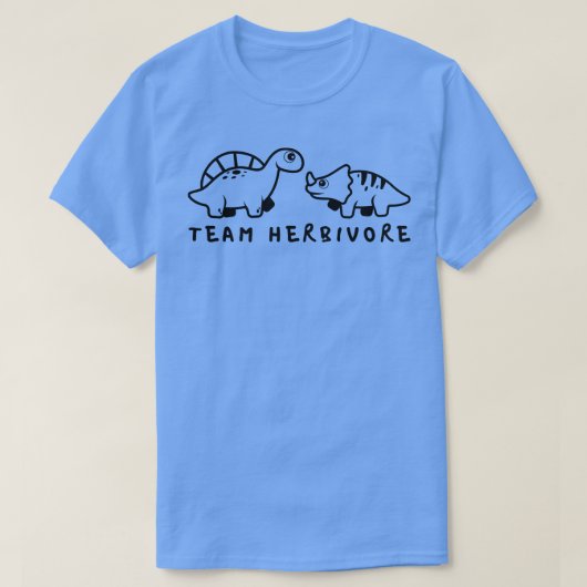 Team Herbivore 9 T-shirt (Design voorkant)
