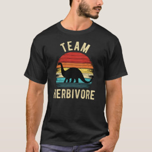 Team Herbivore Retro vegan T-shirt