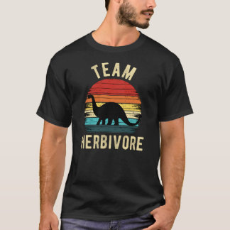 Team Herbivore Retro vegan T-shirt