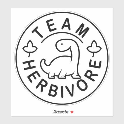 Team Herbivore Sticker (Vel)