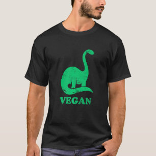 Team Herbivore Vegan Brontosaurus Plant T-shirt