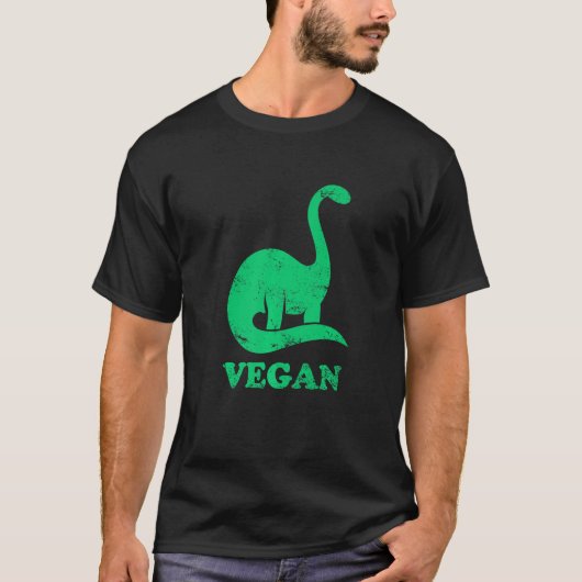 Team Herbivore Vegan Brontosaurus Plant T-shirt (Voorkant)
