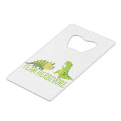 Team Herbivore Vegan Creditkaart Flessenopener (Achterkant Gekanteld)