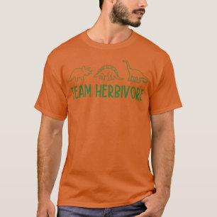 Team Herbivore Vegan Plant Diet Dino Vegetar T-shirt