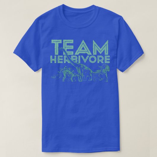 Team Herbivore Vegan Vegetarian T-shirt (Design voorkant)
