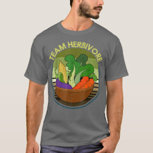 Team Herbivore Vegetable Lover van het Plant Veggi T-shirt