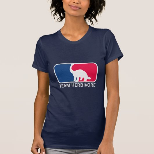 Team Herbivore Vegetarian Vegan T-shirt (Voorkant)