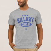 Team Hillary 2016 T-shirt (Voorkant)