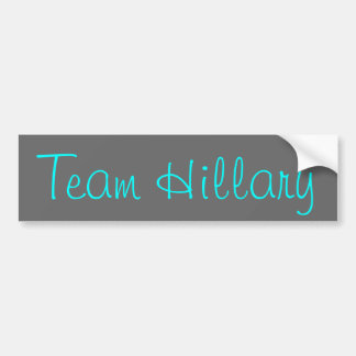 Team Hillary Bumpersticker