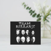 Team Hillary - Hillary Team Briefkaart (Staand voorkant)