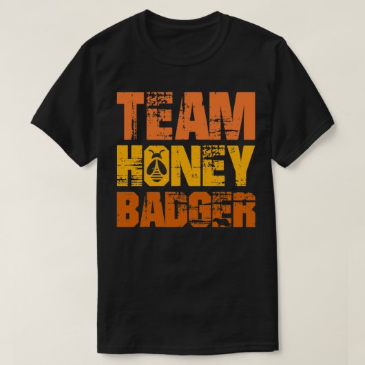 Team Honey Badger 7 T-shirt (Design voorkant)
