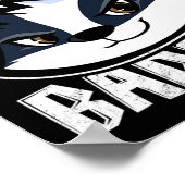 Team Honey Badger - Cool Dierenvriend Gift Poster (Hoek)