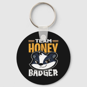 Team Honey Badger - Cool Dierenvriend Gift Sleutelhanger