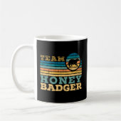 Team Honey Badger Fearless Animal Ratel Courage Koffiemok (Links)