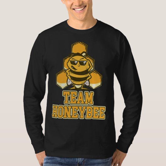 Team Honingbij Insect Flying Grote groep Bee T-shirt (Voorkant)