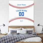 Team Honkbal Sport Canvas Afdruk (Insitu (Slaapkamer))