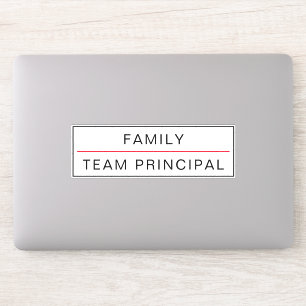 Team Hoofd Sticker