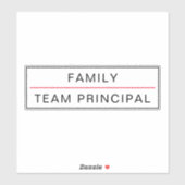 Team Hoofd  Sticker (Vel)