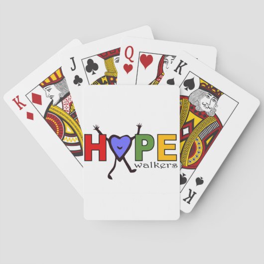 Team Hope Walkers for Walk Your A.S. Off Pokerkaarten (Achterkant)
