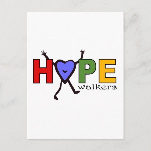 Team Hope Walkers for Walk Your A.S. Uit Briefkaart (Voorkant)