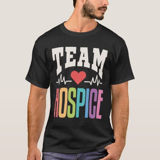 Team Hospice Palliatieve Zorg Verpleegkundige T-shirt (Voorkant)