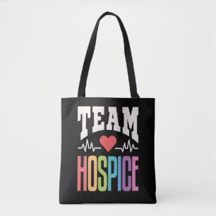 Team Hospice Palliatieve Zorg Verpleegkundige Tote Bag
