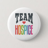 Team Hospice Squad Nurse Ronde Button 5,7 Cm (Voorkant)
