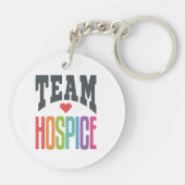 Team Hospice Squad Nurse Sleutelhanger (Achterkant)