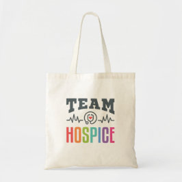 Team Hospice Zurse Social Worker Physician Manager Tote Bag