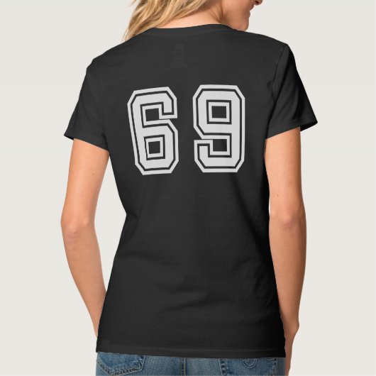 Team Hotvrouw Jersey T-shirt (Achterkant)