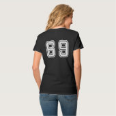 Team Hotvrouw Jersey T-shirt (Achterkant volledig)