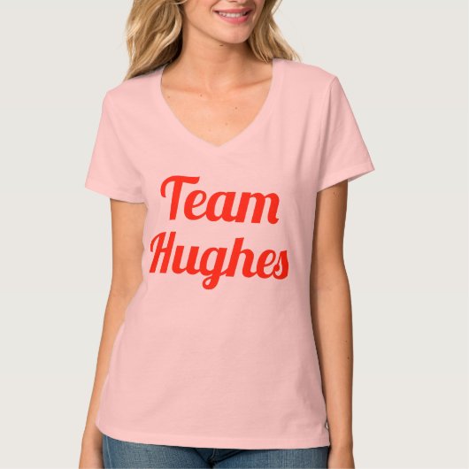 Team Hughes T-shirt (Voorkant)