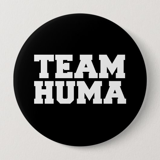 TEAM HUMA -.png Ronde Button 4,0 Cm (Voorkant)